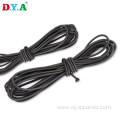1/8-Inch (3mm) Black Elastic Cord Stretch String